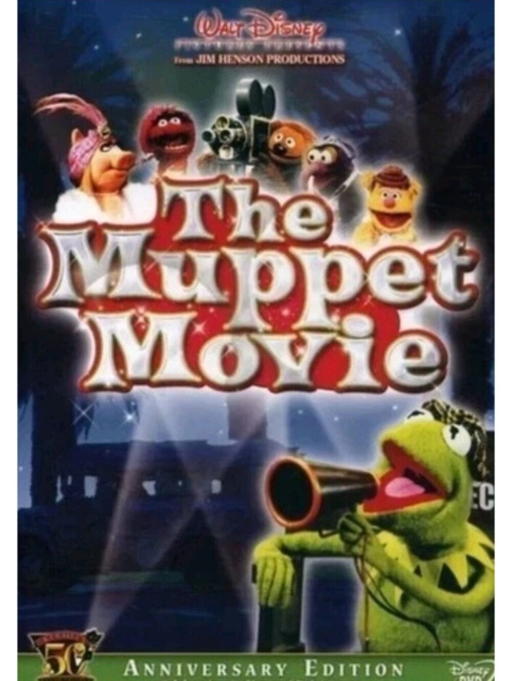 The Muppet Movie- 50th Anniversary [ DVD ] Walt Disney Jim Henson